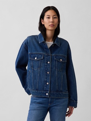 Oversized Icon Denim Jacket | Gap (US)
