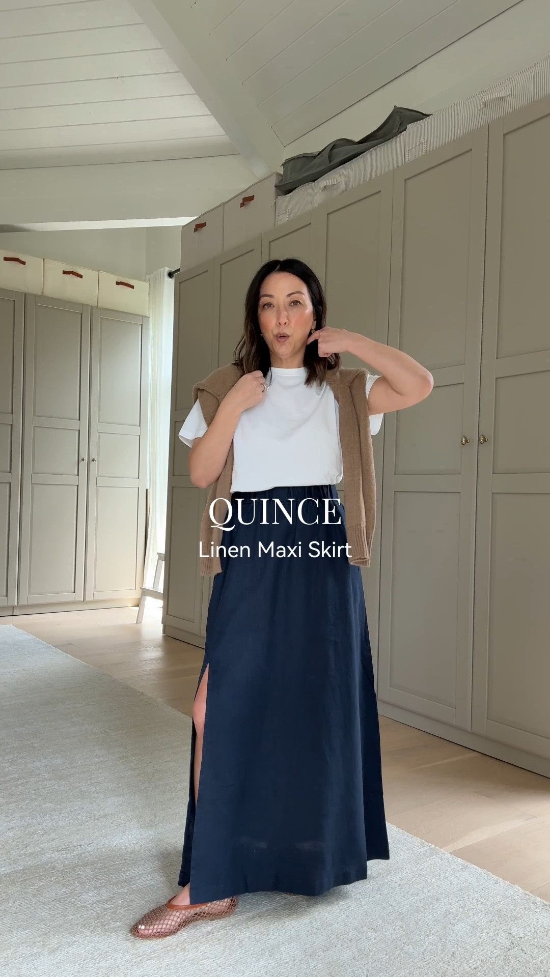 Love the fit of this line maxi skirt. Easy to dress up or down and comes in several colors. I’m in the xs. 

#LTKPetite