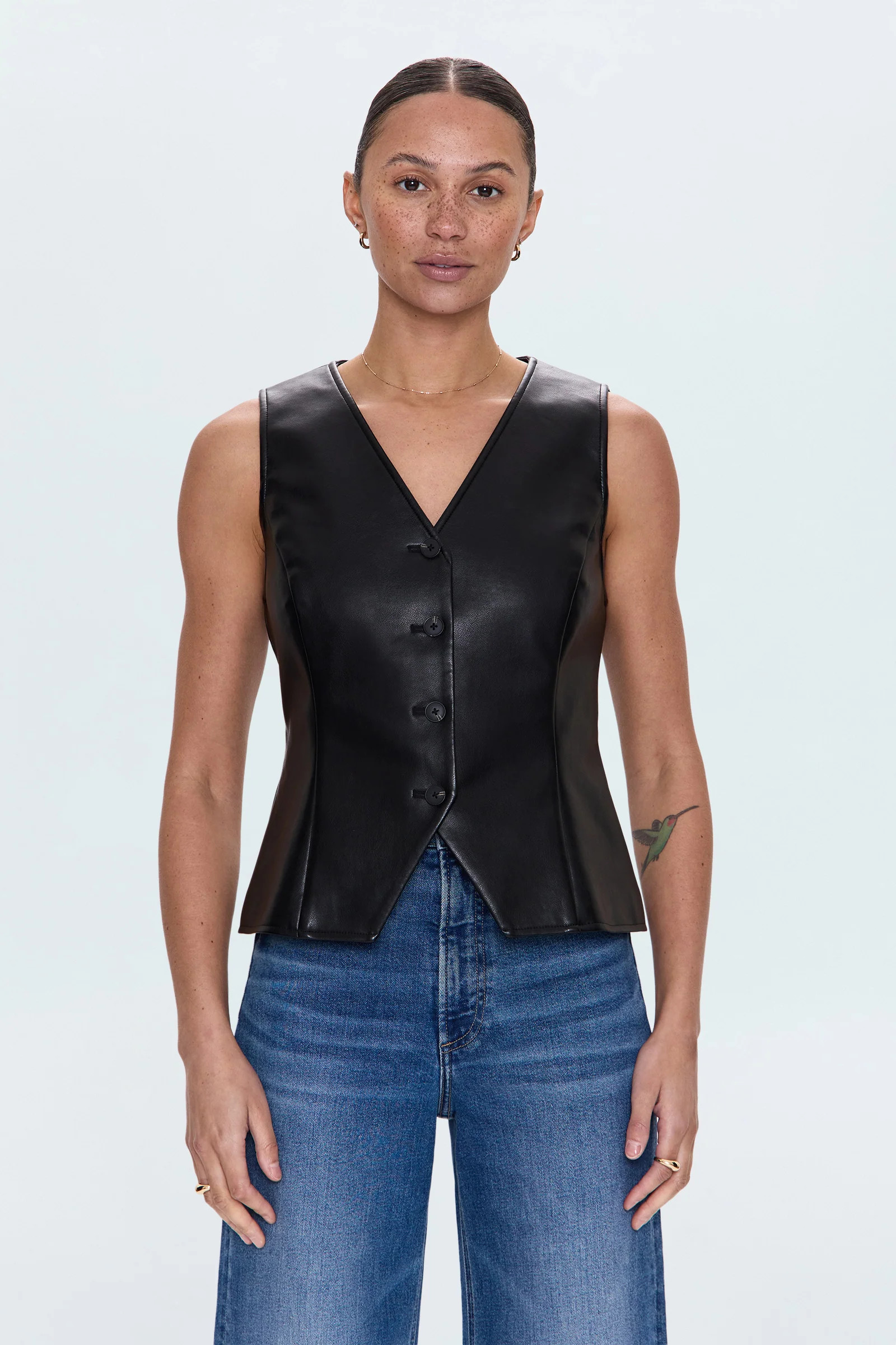 Danica Vest - Onyx | Pistola Denim