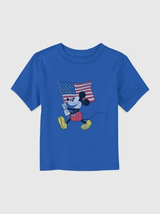 Toddler Mickey Mouse American Flag Graphic Tee | Gap (US)