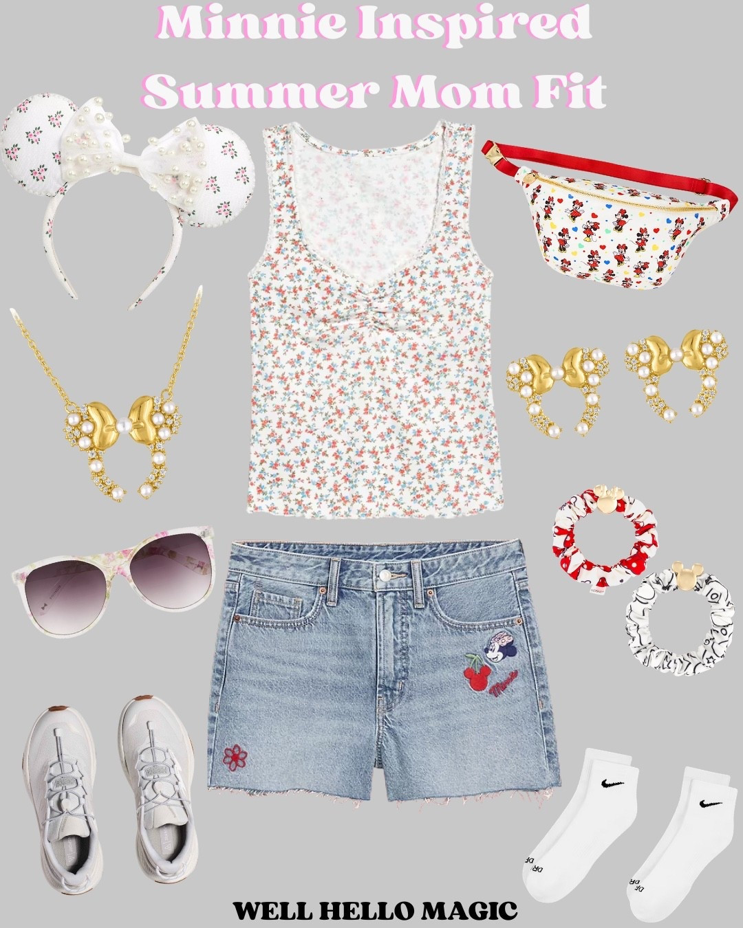 Calling all moms! Needing an outfit idea for your upcoming Disney World trip? This outfit is Minnie Mouse inspired and has many accessories that go with it. Click the linked items below to complete your summer mom fit! ✨

#LTKStyleTip #LTKTravel