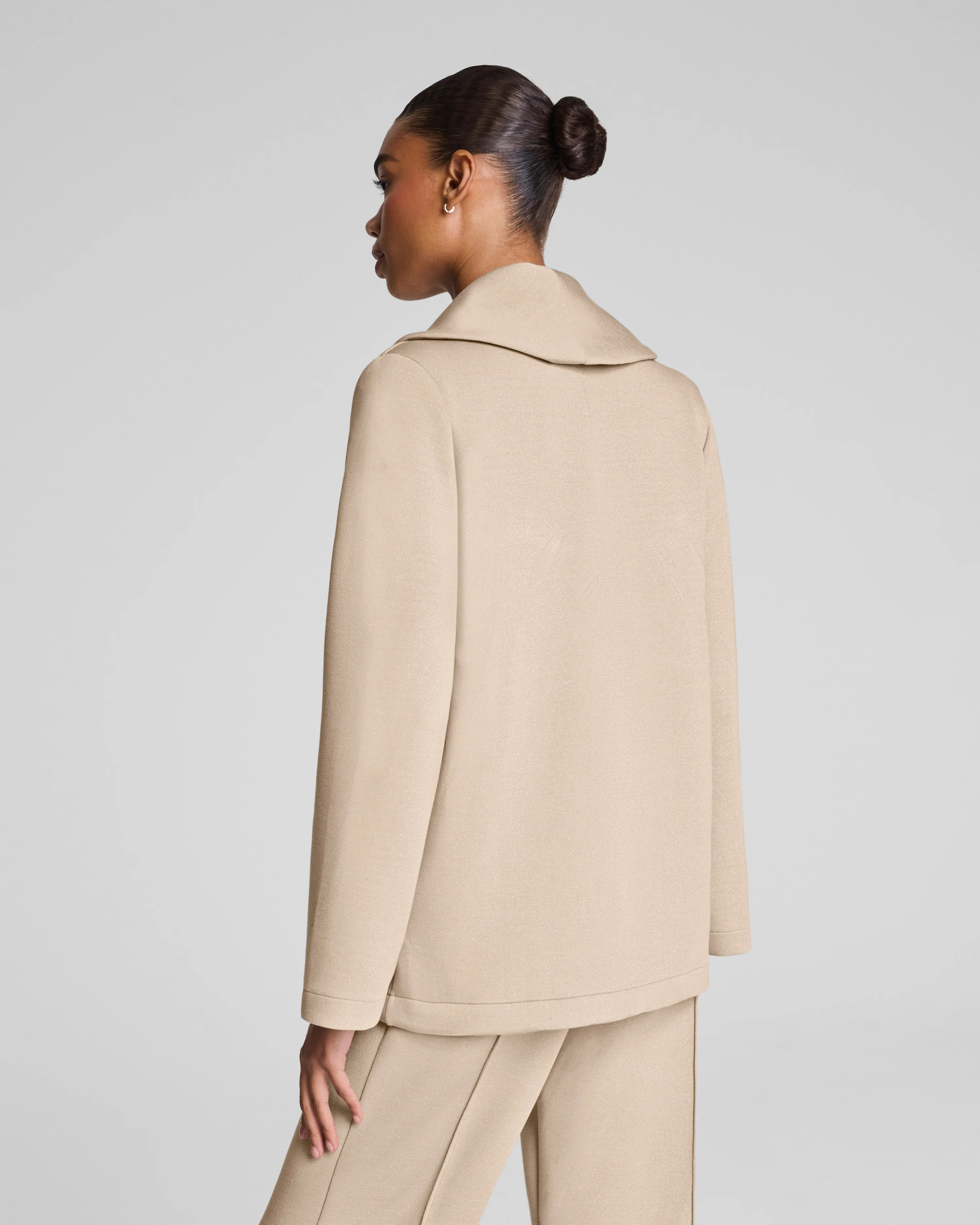 AirEssentials Wrap Cardigan | Luxe Shimmer Lounge Sweater | SPANX | Spanx