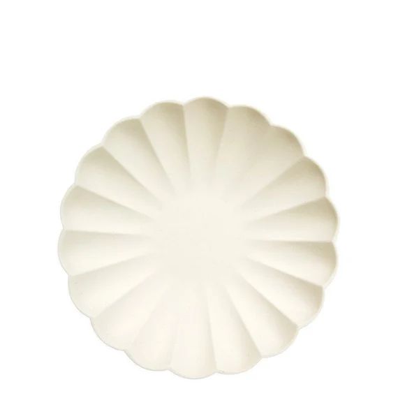 Meri Meri Cream Simply Eco Small Plates | Etsy | Etsy (US)