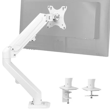 VIVO White Single Monitor Counterbalance Desk Mount | Fits Screens 17 to 27 | Walmart (US)