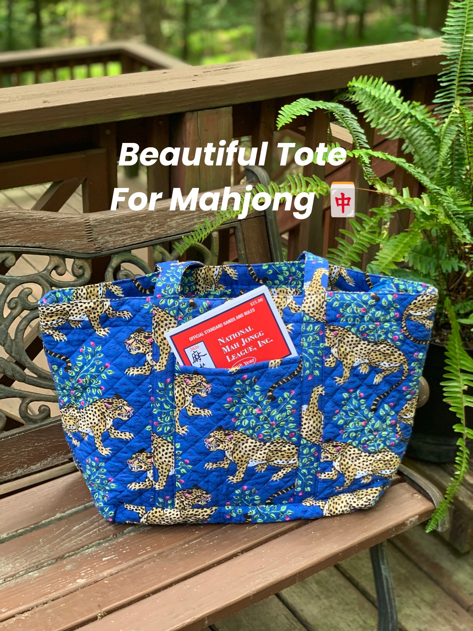 This pretty weekend bag has become my Mahjong Tote🀄️  And they make great gifts 🎁 for Mother’s Day❤️

This tote is a perfect size and the pouch is ideal for holding your official 2026 cards.

I’ve linked a few other favorites from Printfresh and other options at different price points.
And many of these are on sale now.

Happy Bam, Crak, and Dots!🀄️

Follow me for more Inspiration❤️




#LTKdayinmylife #LTKSaleAlert #LTKMothersDay