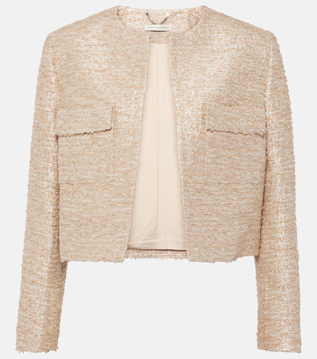 Pheblia cropped tweed jacket | Mytheresa (UK)
