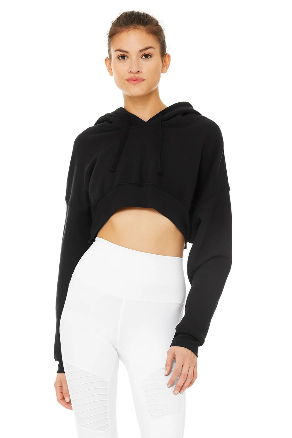 Alo YogaÂ® | Higher Hoodie in Black, Size: Large | Alo Yoga (US)
