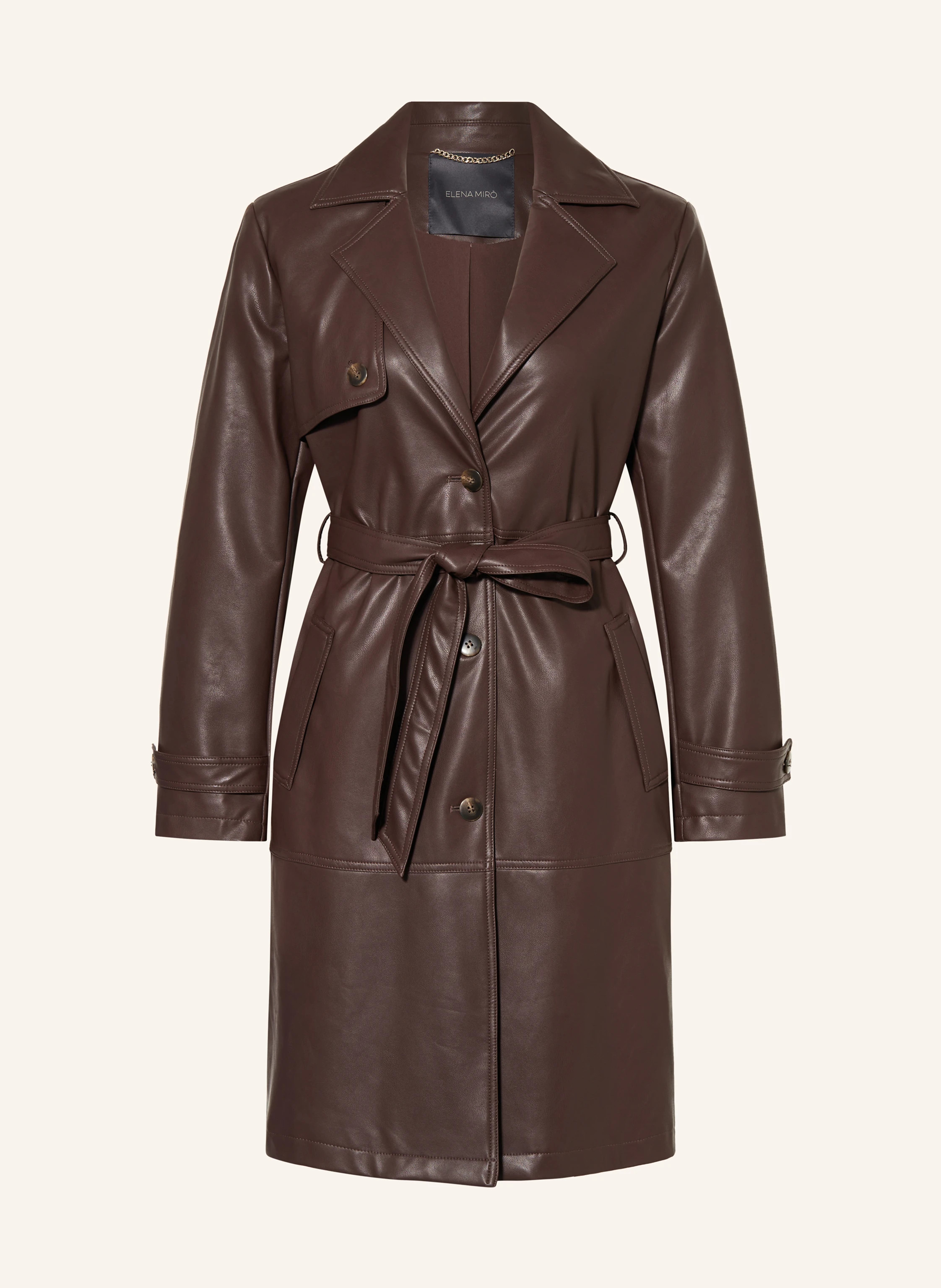 Mantel in Lederoptik | Breuninger (DACH)