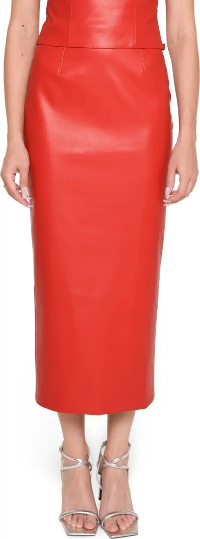 x Jourdan Sloane Giselle Faux Leather Pencil Skirt | Nordstrom