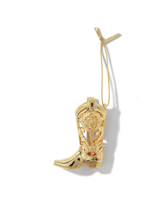 Boot Ornament in Gold | Kendra Scott | Kendra Scott