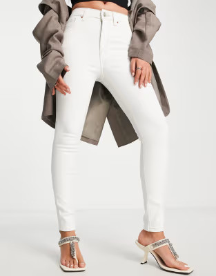 Topshop Jamie jeans in off white | ASOS | ASOS (Global)