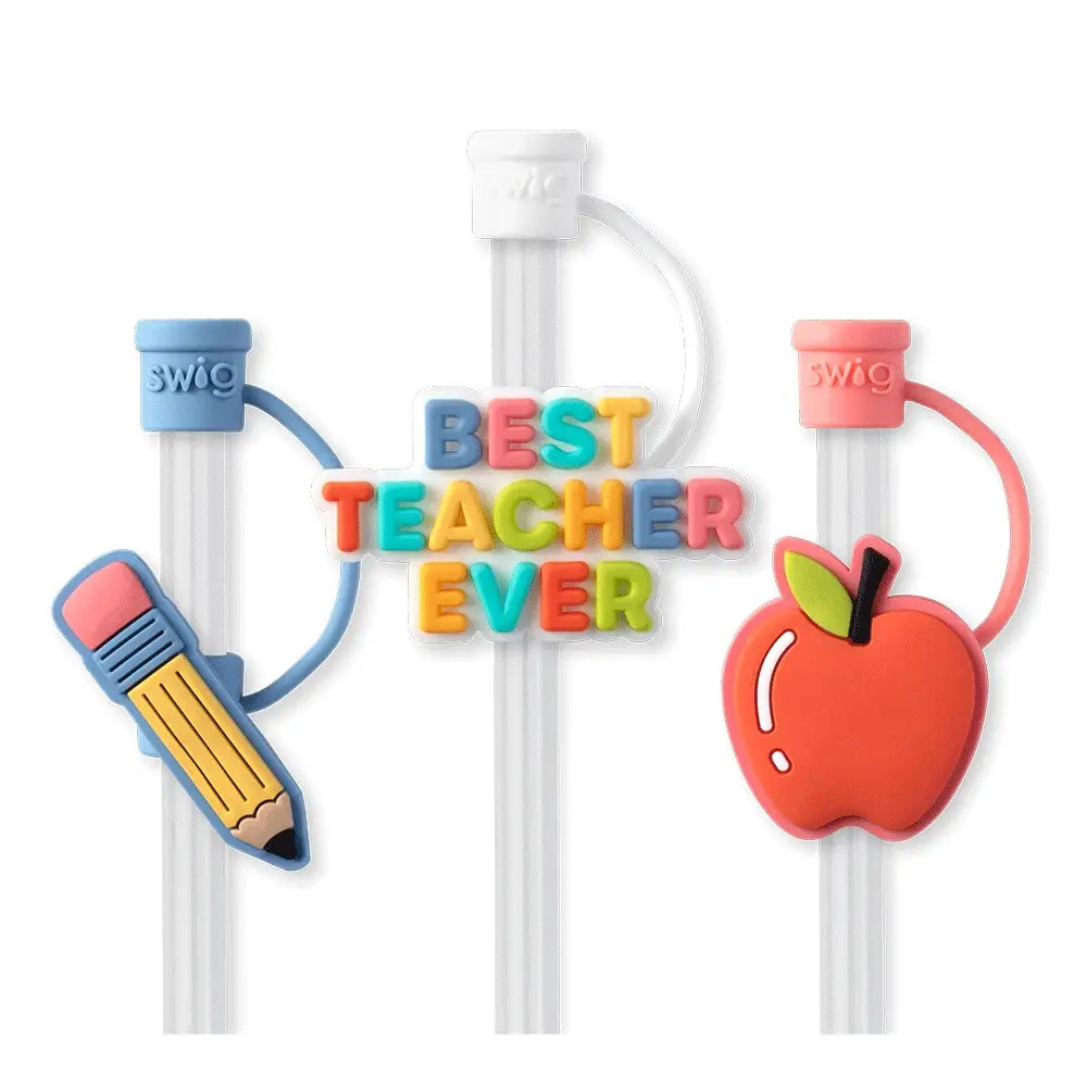Teacher Life Straw Topper Set | Swig Life