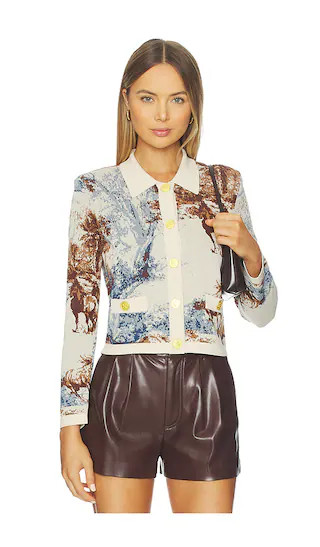 Favorite Osiris Jacquard Collared Cardi in Tan Western Toile

              
    
        
      ... | Revolve Clothing (Global)