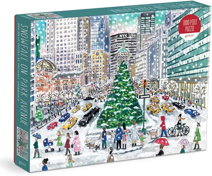 Galison Michael Storrings Snowfall on Park Avenue 1000 Piece Puzzle from Galison - Perfect Holida... | Amazon (US)