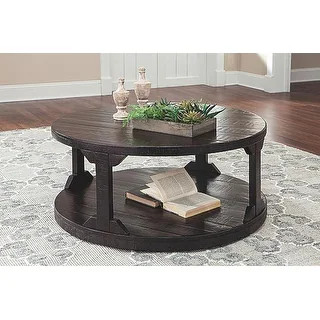 Rogness Casual Rustic Brown Coffee Table | Bed Bath & Beyond