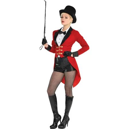 Amscan Circus Master Halloween Costume for Women Medium (6-8) Includes Jacket Shorts and Bodysuit | Walmart (US)