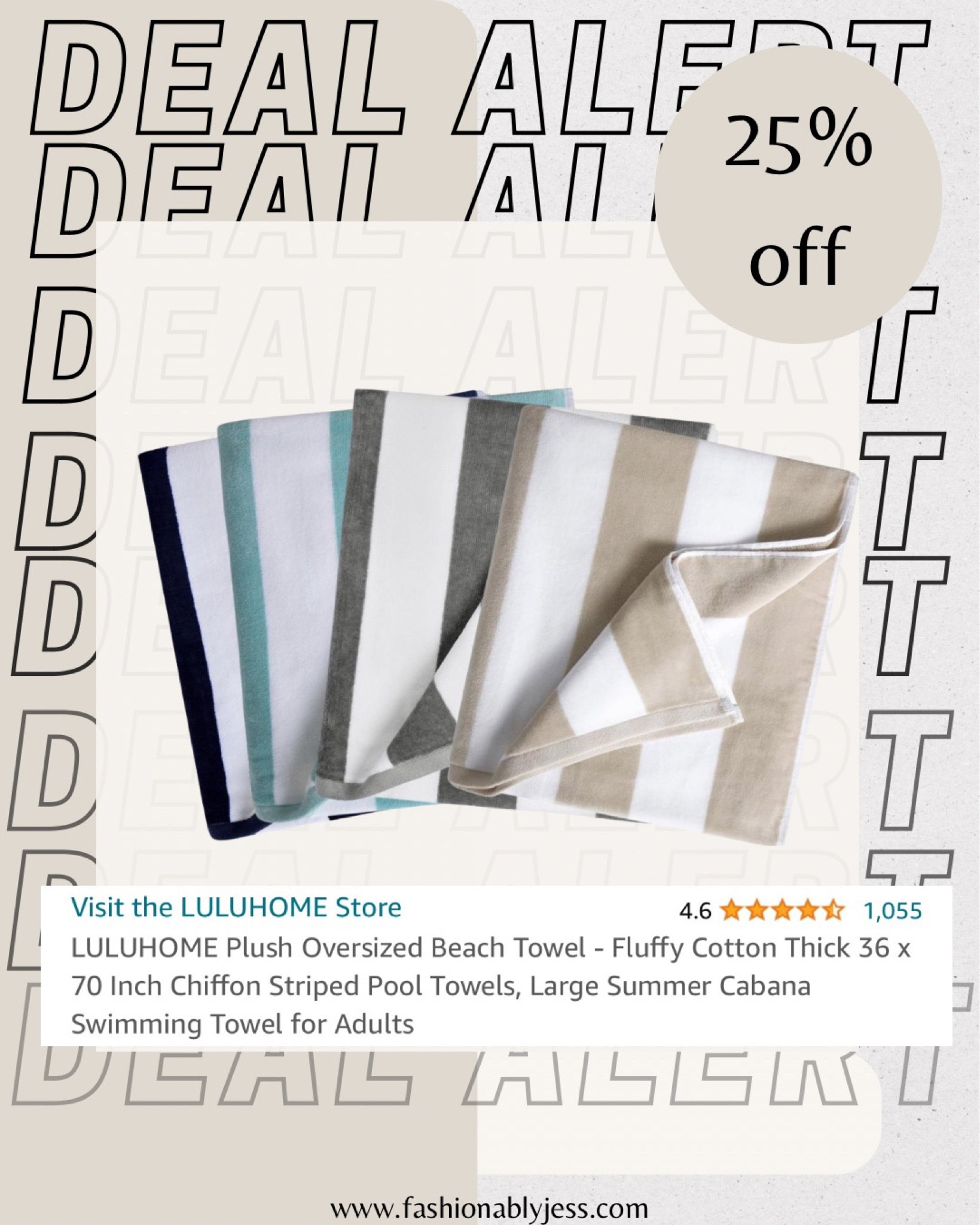 The best beach towels from Amazon now on sale! Summer essential 

#LTKSaleAlert #LTKFindsUnder100 #LTKTravel
