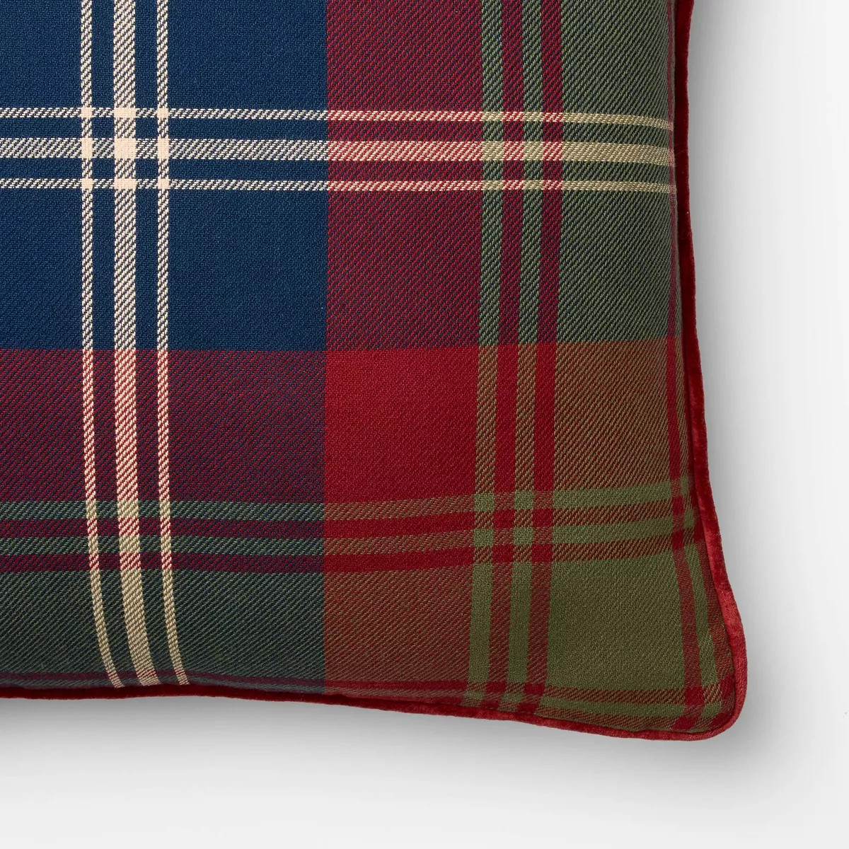 Tartan Holiday Plaid Pillow - 24x24 - Threshold™ designed with Studio McGee | Target