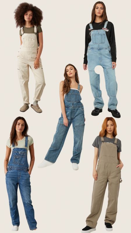 Denim overalls for women - all on sale, the perfect fall and winter staple ✨ 

#LTKsalealert #LTKstyletip #LTKfindsunder100