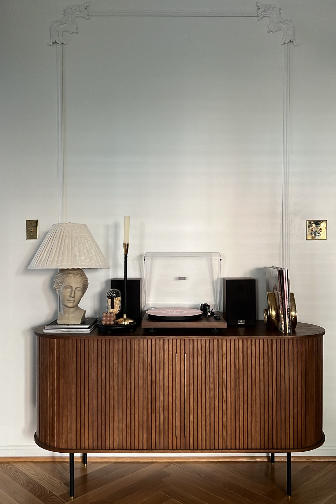 Credenza, Grecian bust lamp, vintage, European decor inspired 

#LTKhome