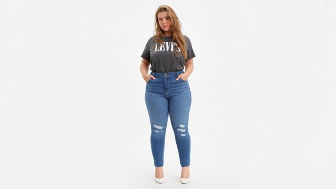 721 High Rise Skinny Ripped Women's Jeans (Plus Size) | LEVI'S (US)
