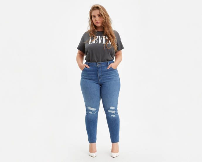721 High Rise Skinny Ripped Women's Jeans (Plus Size) | LEVI'S (US)