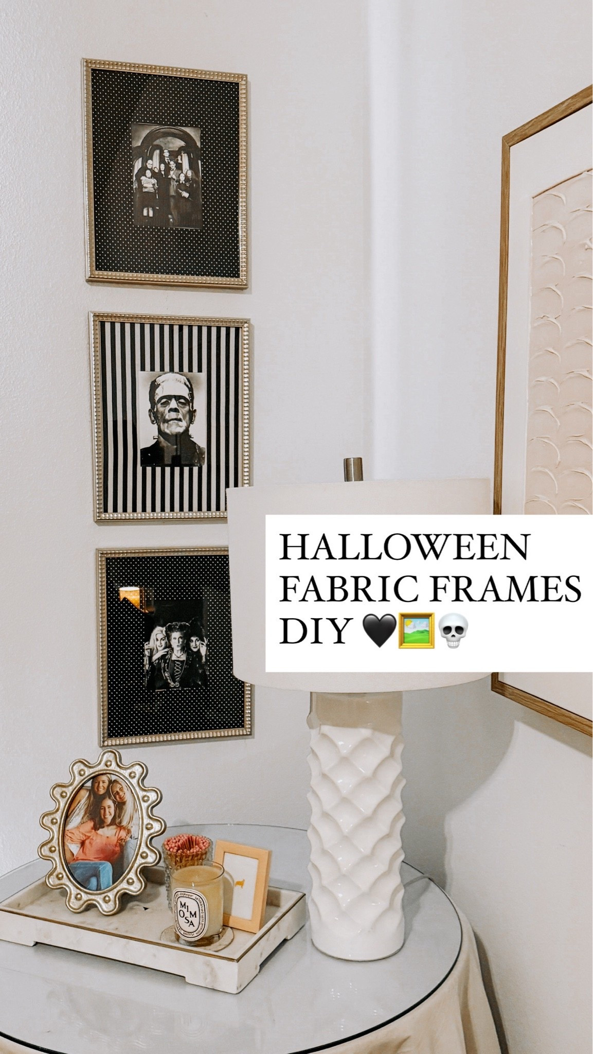 Links to all of the supplies I used to Halloween-ify my existing frames! 

I LOVE adding fabric to photo mats I think it makes them look so much nicer

Such an inexpensive but chic & festive touch

#LTKHome #LTKSeasonal #LTKdayinmylife