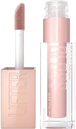 MAYBELLINE NEW YORK Lip Lifter Gloss Hydrating Lip Gloss with Hyaluronic Acid, Ice, 0.18 Ounce | Amazon (US)