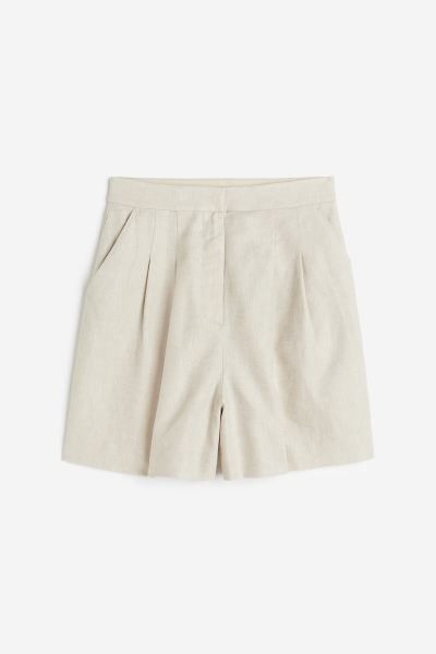 Linen-blend shorts | H&M (UK, MY, IN, SG, PH, TW, HK)