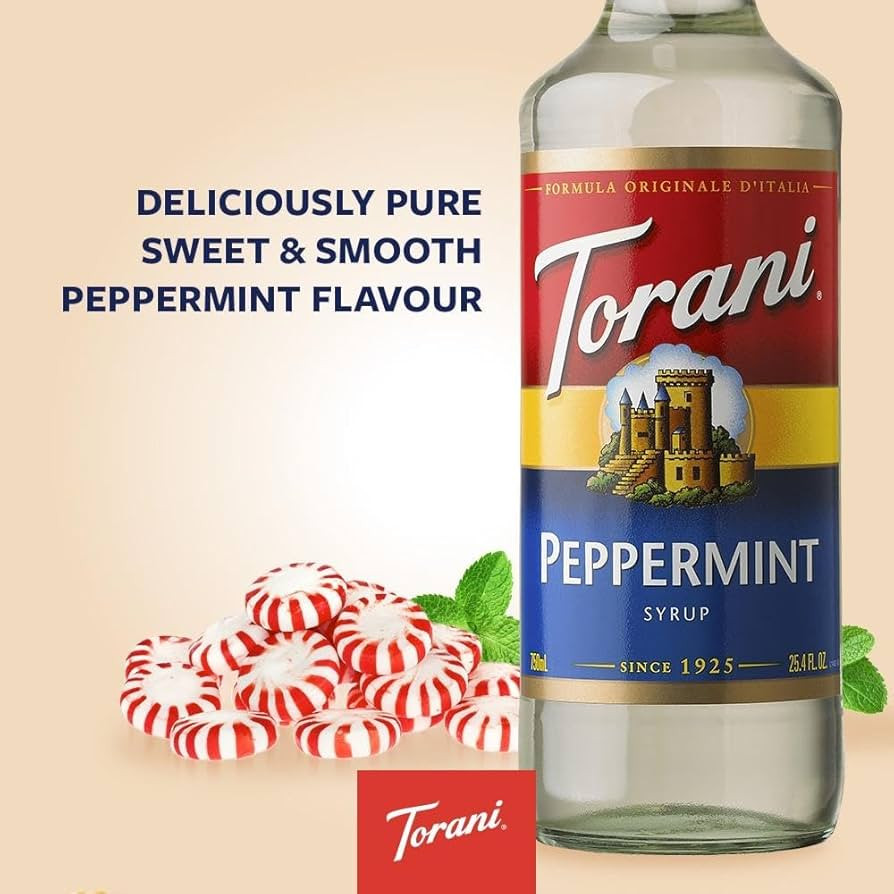 Torani+Peppermint+Coffee+Syrup+25oz+-+Plastic+Bottle | Amazon (US)