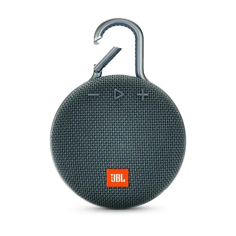 JBL Clip 3 Portable Bluetooth Speaker with Carabiner - Blue | Walmart (US)