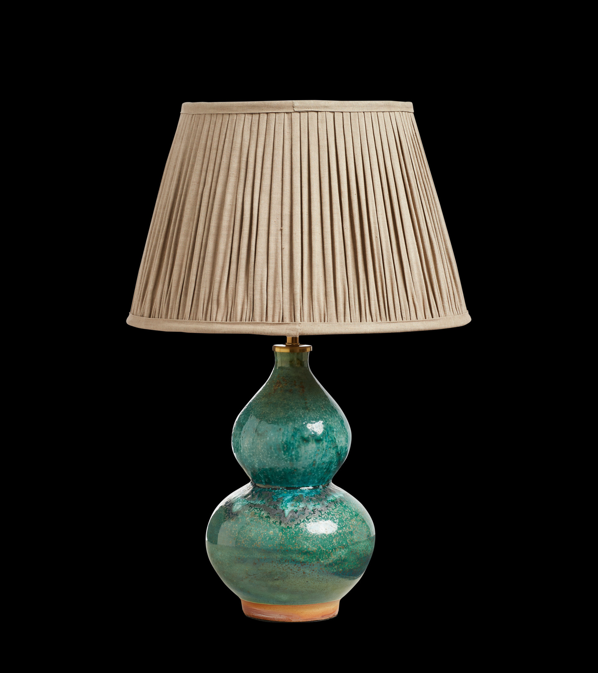 Nephrite Table Lamp - Antique Green | OKA US