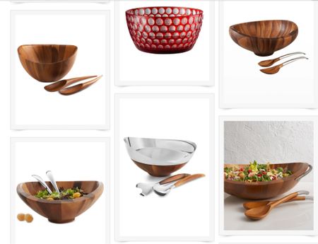 Salad Bowls
My fave salad bowls—large and individual size—and salad serving pieces  

#LTKhome #LTKHoliday #LTKGiftGuide