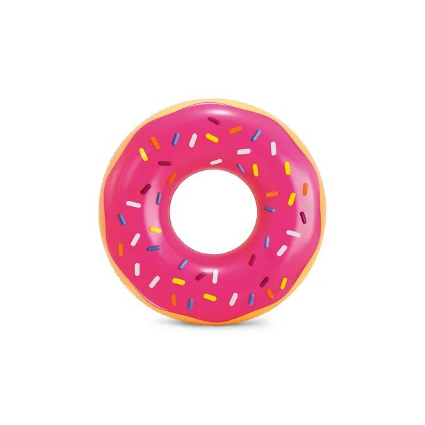 Intex Inflatable Pink Sprinkle Donut Pool Tube Float | Walmart (US)