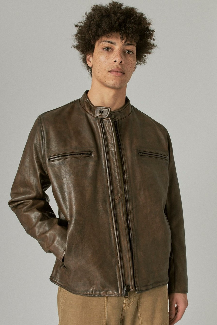 VINTAGE LEATHER JACKET | Lucky Brand