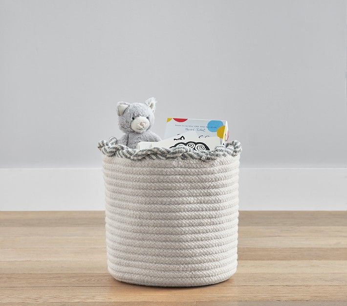 Twist Lock Wool Blend Basket | Pottery Barn Kids