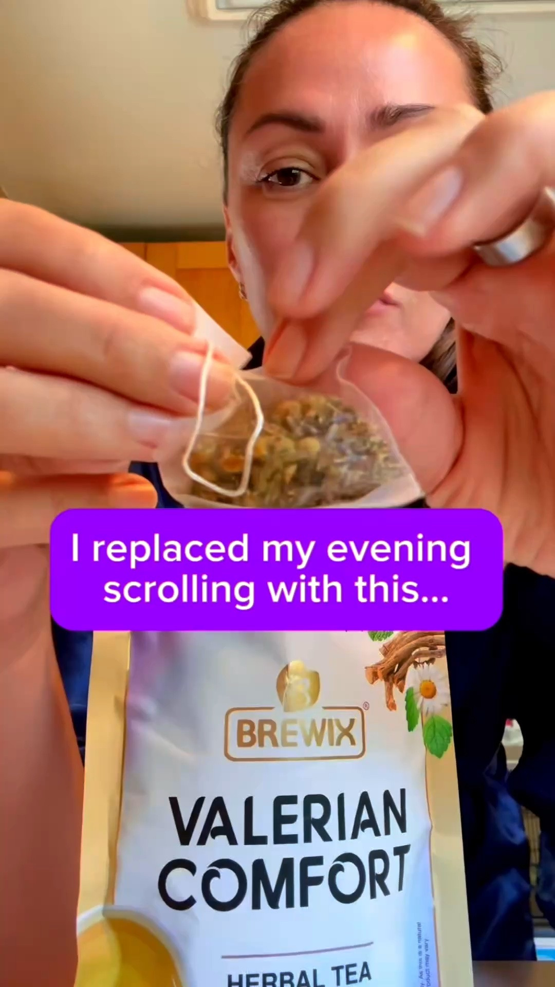 I finally found a sleep tea that actually works 😴 No more 3am wake-ups #herbaltea #sleeptea #naturalsleep