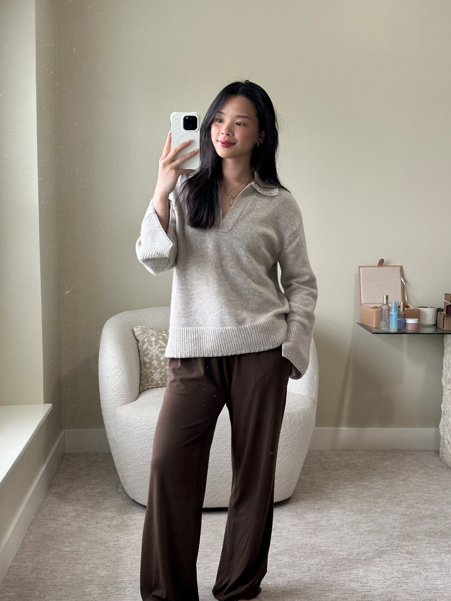 Easy & elevated loungewear/work from home outfit. This would also be perfect for travel!

I’m wearing size small in the sweater & XS in the pants

You can also use code CE-CALLHERCLASSY for 40% off the pants!


#LTKHome #LTKStyleTip #LTKTravel