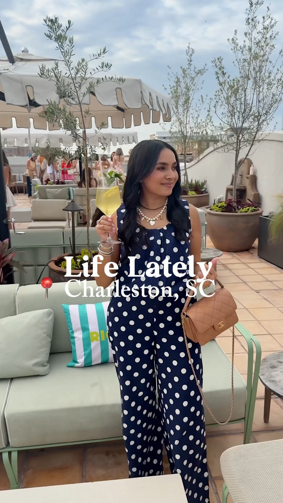 Fig purple colored matching set size xs TTS
Blue polka dot top size xs TTS
Blue polka dot pants size 2 - runs big, I could have sized down a size
Heels size 5 TTS
Charm necklace is from Club Coastal 

#LTKPetite #LTKootd #LTKTravel