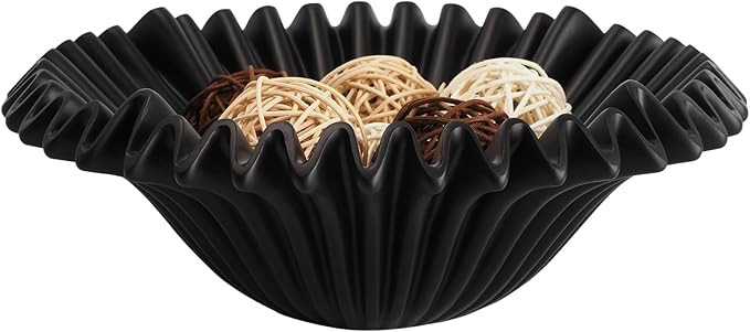 11.4'' Large Decorative Bowl - Fruit Bowl for Kitchen Counter, Key Bowl for Entryway Table, Moder... | Amazon (US)