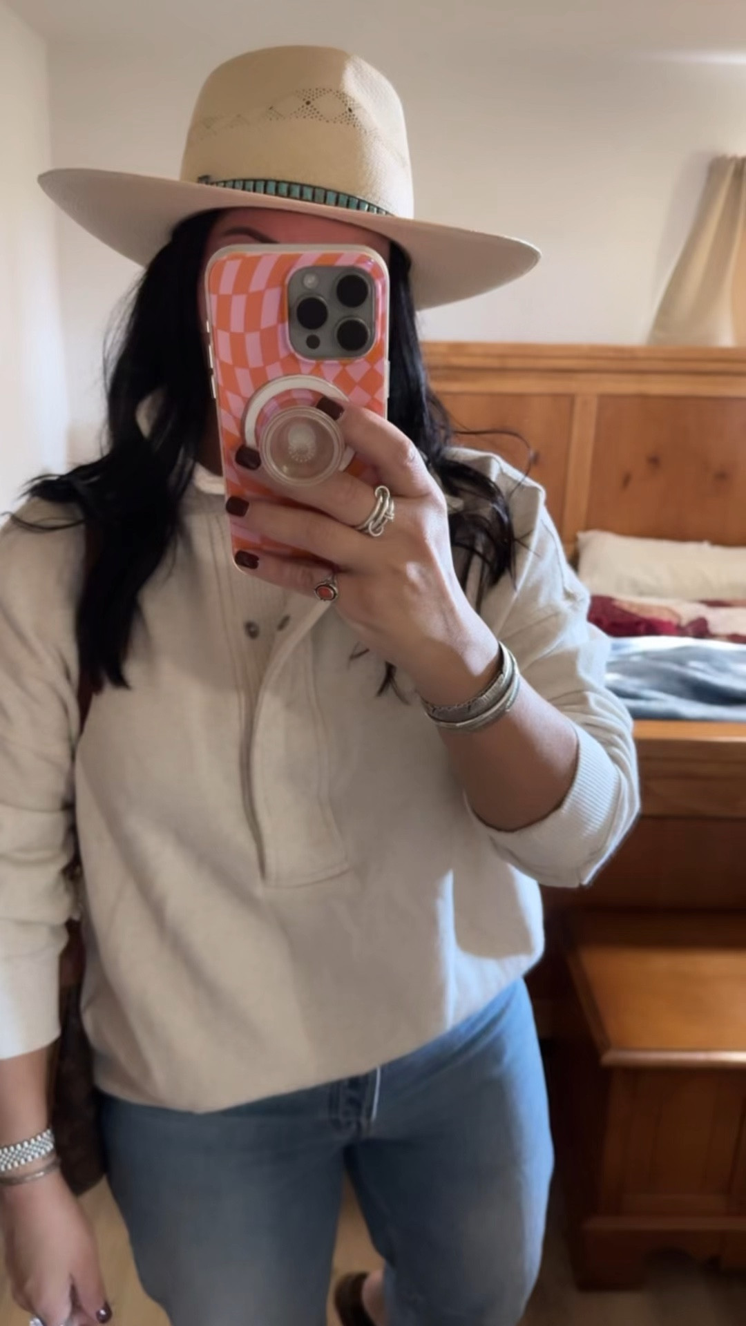 Sweatshirt size medium, jeans size 29 (I’m a size 10), shoes fit tts  

#LTKSaleAlert #LTKOver40 #LTKMidsize