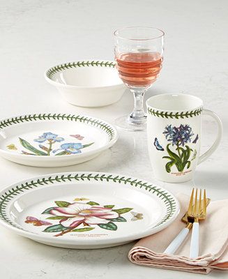 Portmeirion Dinnerware Botanic Garden Collection  & Reviews - Dinnerware - Dining - Macy's | Macys (US)
