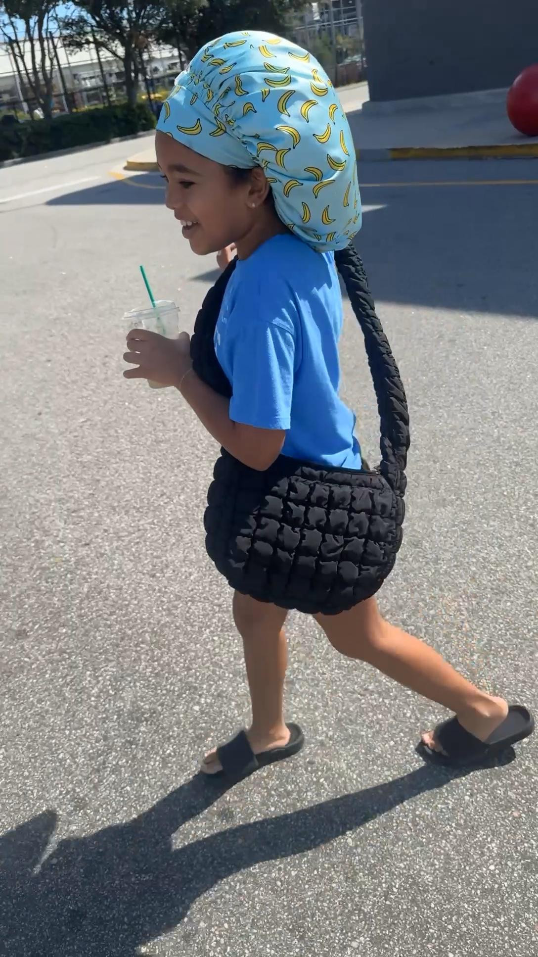 Scarlett just had to have this puffer purse from Target! Silks design bonnet // lululemon slides // comfy // kids 

#LTKActive #LTKShoeCrush #LTKKids
