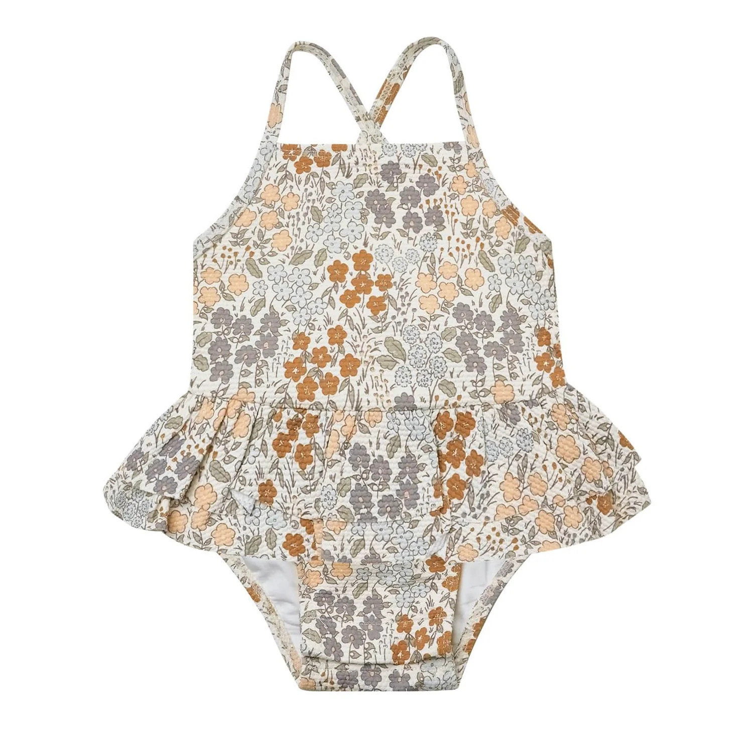 One Piece Girls Swimsuit, Garden | SpearmintLOVE