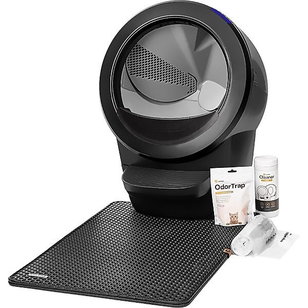 LITTER-ROBOT 4 with Step & Core Accessories Kit Cat Litter Box, White - Chewy.com | Chewy.com