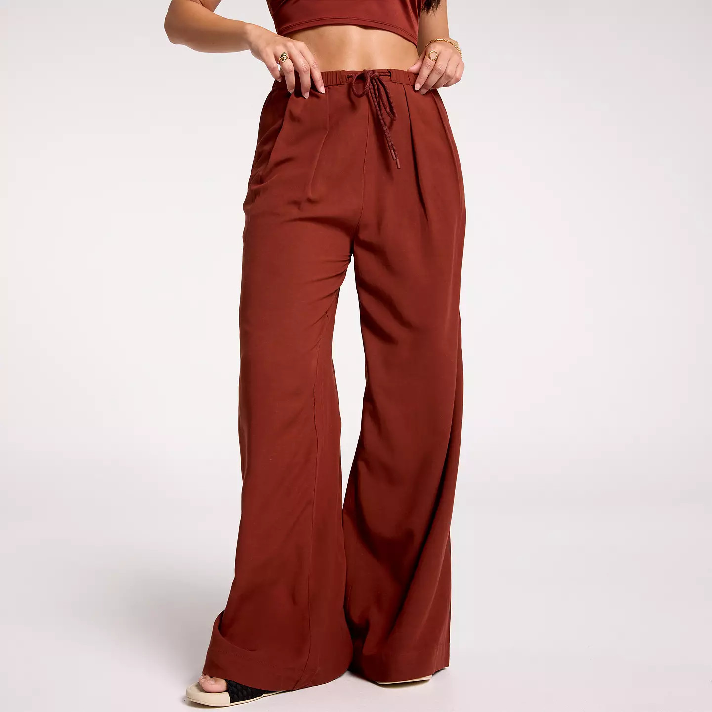 CALIA Women's Pleated Wide Leg Swim Cover Up | DICK'S Sporting Goods