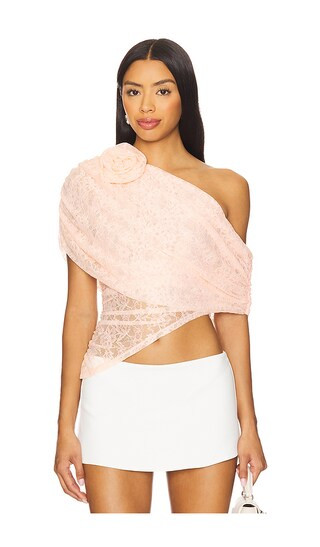 Priscilla Top in Light Pink | Revolve Clothing (Global)