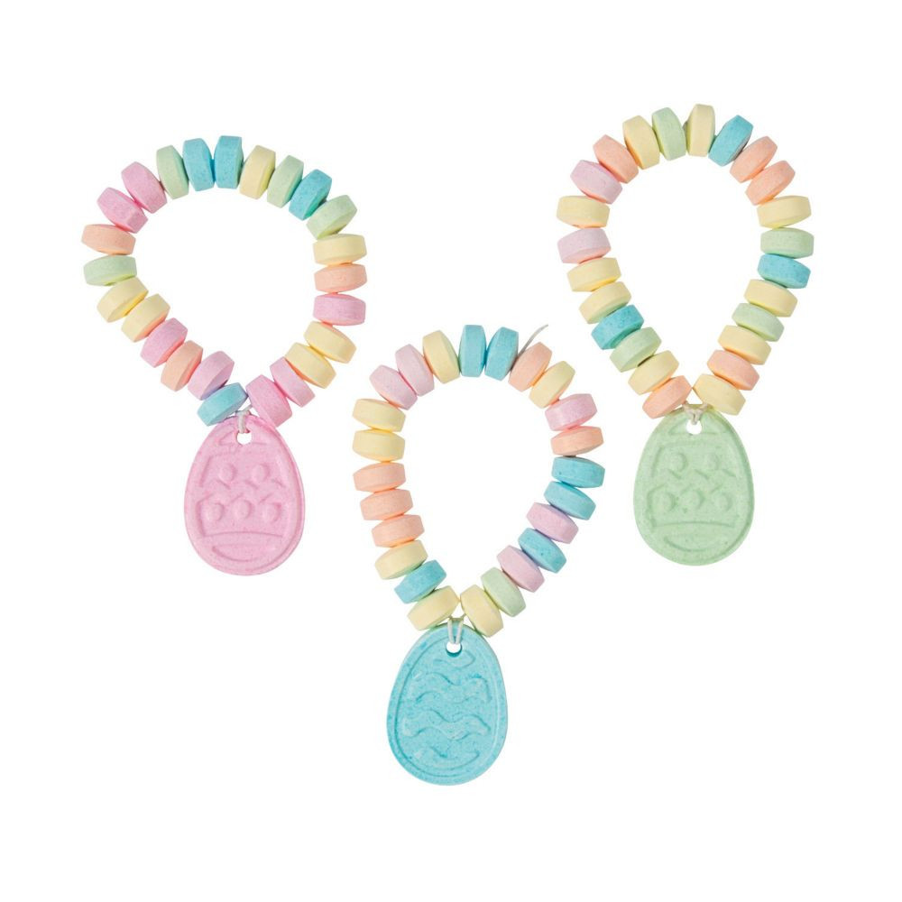 12 Pc 6"" Easter Egg Candy Bracelets | Oriental Trading Company