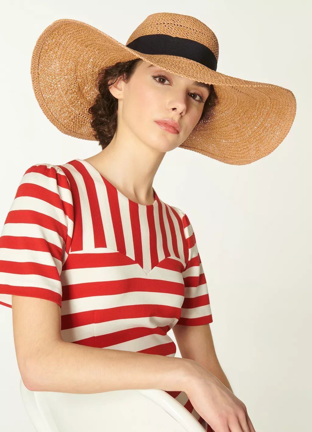 Saffron Straw Floppy Sun Hat | L.K. Bennett (UK)