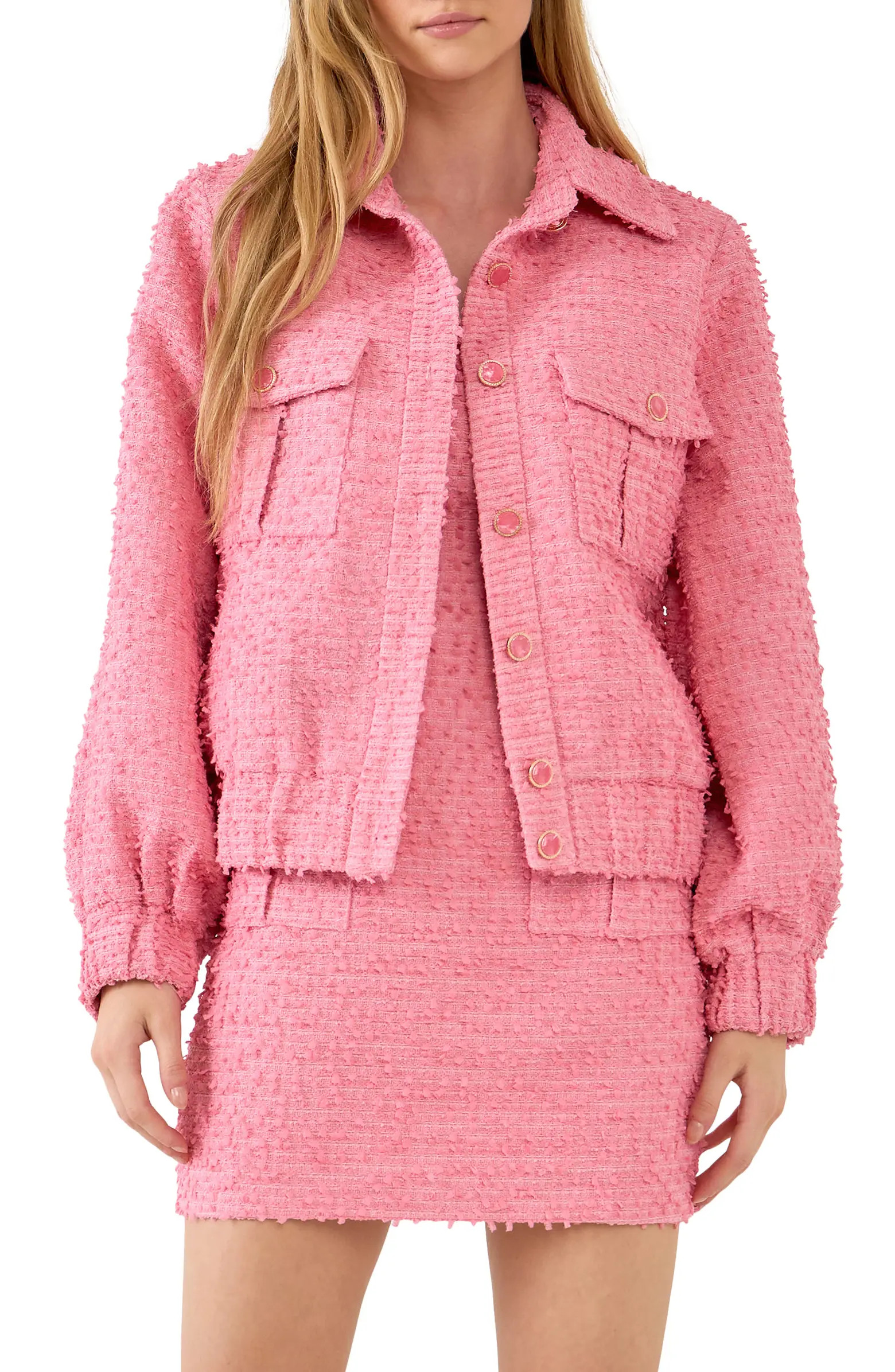 Endless Rose Bouclé Jacket | Nordstrom | Nordstrom